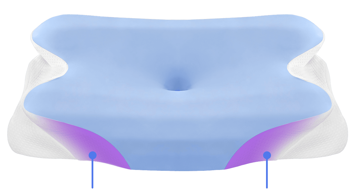 Melara Max pillow shown from a second angle